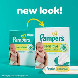 Pañales Desechables para Bebé Pampers Swaddlers Talla 6, Suministro para 2 Meses (2 x 108 Unidades) con Toallitas Húmedas Sensibles a Base de Agua 12X - Product Image 1