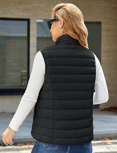 Venta Directa de Fábrica, Chaleco Acolchado con Cierre y Cuello en V, Personalizable, Transpirable, de Alta Calidad, para Hombre, Invierno, Casual - Product Image 5
