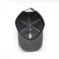 Casquettes de baseball unisexe en polyester/coton avec broderie 3D, vente en gros, effet délavé, pour sports de plein air, respirantes, imperméables et ajustables