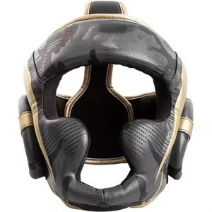 Hot Sale Professional Unisex High Quality Boxing Helmet Custom Logo <b>Head</b> Guard for Martial Arts <b>Training</b> - Product Image 2