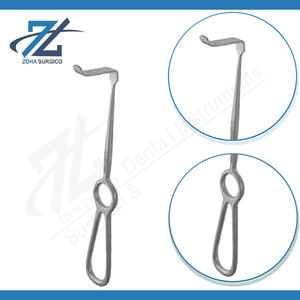Retractor Zoha Surgico Kocher de alta calidad, hoja de 36X20mm, juego de instrumentos de acero inoxidable quirúrgico Manual de 230mm, certificado CE - Product Image 3