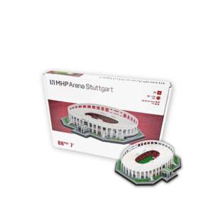 Rompecabezas 3D del Estadio VfB Stuttgart de MHP Arena Stuttgart, Juguete Educativo para Niños Hecho de Cartón, Papel y Espuma - Product Image 1