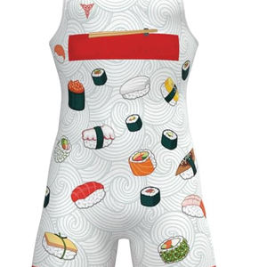 2024 Custom logo Plain <b>Men</b> Wrestling Canada Sublimation White Wrestling <b>Singlet</b> - Product Image 6