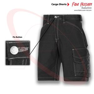 Pantalones cortos de carga para hombres en tela de sarga Pantalones cortos de trabajo de la mejor calidad Pantalones cortos de carga mecánicos de alta calidad para hombres - Product Image 4