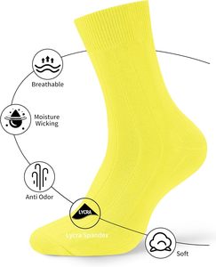 Trending Most Demanding Personalized Colorful Crew Socks <b>Men</b> Business Socks Custom Cotton Crew Socks - Product Image 3
