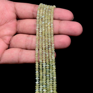 Cuentas Redondas Lisas de Crisoberyl Ojo de Gato de 3mm-5mm, Piedras Preciosas Semipreciosas de Ojo de Gato Verde Natural, Cuentas Lisas para la Fabricación de Joyas - Product Image 4