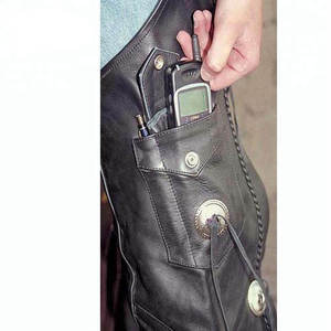 Rider Leather Chaps Moto Leather Chaps Producto caliente Último modelo Ligero Moto Leather Chaps - Product Image 3