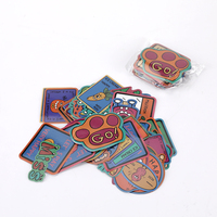 Individuelle Niedliche Tier-Aufkleber Wasserfest für Kinder Mädchen Basteln Notizbuch Scrapbook Dekorative Aufkleber-Set