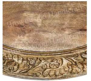 Hand Craved Foldable Wooden <b>Stool</b> Living Room Bedroom Modern Decorative <b>Stool</b> at Low Price Top Quality Elegant Design Sturdy - Product Image 3