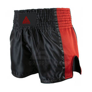 Short thaïlandais personnalisé pour hommes Concevez votre propre entraînement d'arts martiaux avec une quantité minimale de commande faible - Product Image 3