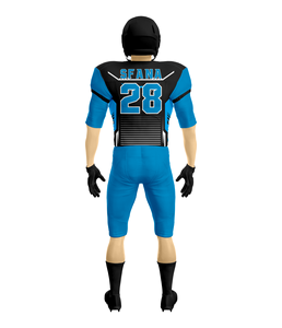 ชุดยูนิฟอร์มอเมริกันฟุตบอลระบายอากาศได้ดี ไซส์ใหญ่พิเศษ ลดราคาพิเศษ รับสั่งทำสีและโลโก้  สั่งซื้อจำนวนมากได้  ยืดหยุ่นเรื่องขั้นต่ำในการสั่งซื้อ เหมาะสำหรับสโมสร โรงเรียน และทีมต่างๆ - Product Image 2