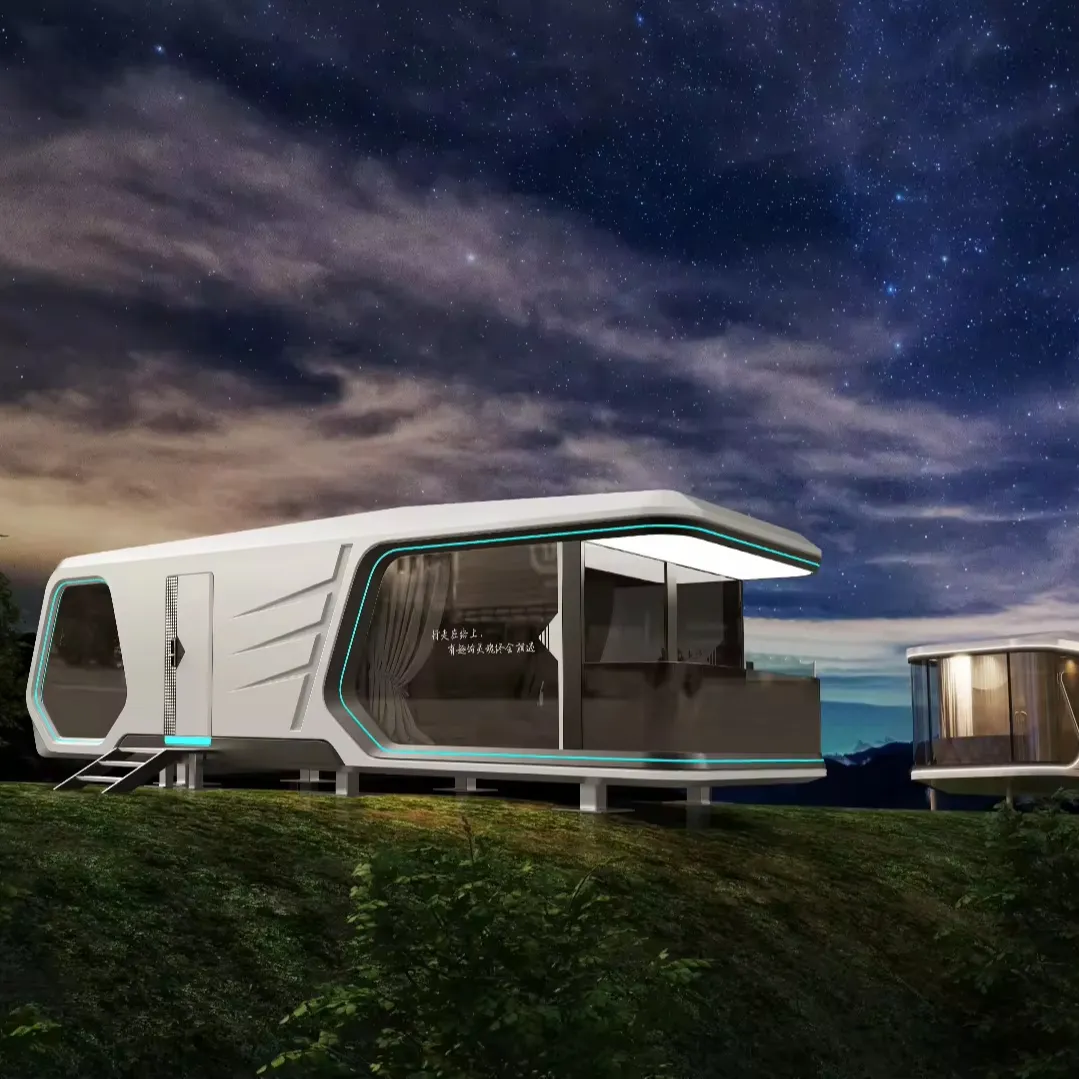 Wholesale New Products X7 Prefab House Space Capsule Cabin Hotel Container Home Outdoor Mobile Tiny House Luxury Capsule House