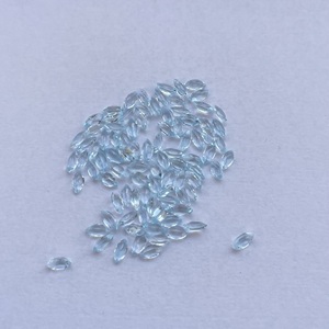 Topaze Naturelle Bleu Ciel 2mm 4mm 6mm Coupe Marquise à Facettes Pierres Précieuses en Vrac DIY pour la Fabrication de Bijoux Vente en Gros en Ligne Usine 2025 Boutique - Product Image 2