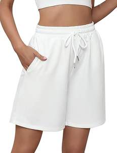 Shorts de sport d'été pour femmes, taille mi-haute, confortables, respirants, en polyester et élasthanne, personnalisables, de haute qualité - Product Image 3