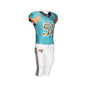 Uniformes de Fútbol Americano Personalizados OEM con Sublimación de Sarga y Estampado Digital de Manga Corta - Product Image 5