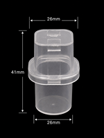 Boîte de stockage de vaccins en plastique PET stérile personnalisée de 3 ml, 1 pièce, petit support de flacon pour vaccins peptidiques - Vente en gros