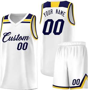 Uniforme de basket-ball professionnel respirant de haute qualité pour hommes fabriqué au Pakistan avec des techniques imprimées en vente - Product Image 2