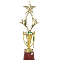 Trophées classiques en laiton, boucliers et récompenses polis brillants, dernier design