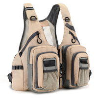 Chaleco táctico personalizable a prueba de viento para hombre, cierre de cremallera, chaleco de trabajo informal para otoño, senderismo, multibolsillos para caza y pesca