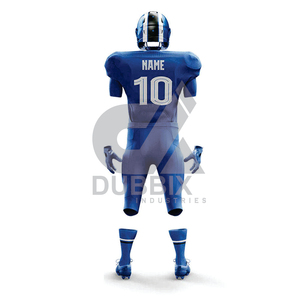 Uniformes de football américain à séchage rapide de haute qualité ensembles et hauts confortables en couleurs unies motif de drapeau différents styles - Product Image 3