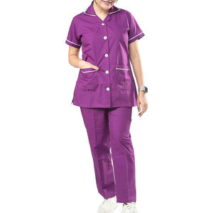 Uniformes de Hospital de Punto de Alta Calidad, Uniformes Médicos, Uniformes de Enfermera de Manga Larga, Color Personalizado, Traje de Enfermera, Uniformes de Hospital de Verano para Mujer - Product Image 1