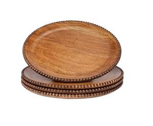 Assiette de présentation en bois de qualité supérieure pour mariage et fête, assiette de présentation, assiette de présentation au prix le plus bas - Product Image 5
