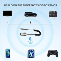 ELEGAUP BT.07 2-in-1 untuk Adaptor 5.4 Bahan PC Port AUX & Pemancar FM Fungsi Stereo Amplifier DSP Telepon Bebas Genggam