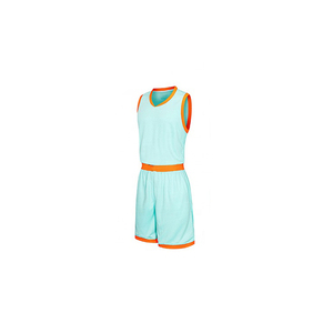 Conjunto de uniforme de baloncesto Reversible personalizado de alta calidad Top sublimado transpirable y pantalones cortos opciones de talla grande - Product Image 1