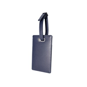 Étiquette de bagage personnalisée en cuir véritable moderne pour passeport, étiquette d'identification de voyage personnalisée avec sangle, logo OEM - Product Image 2