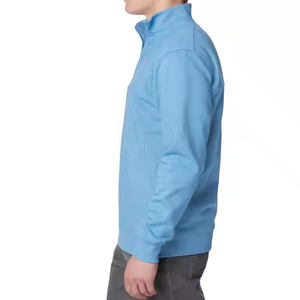 เสื้อสเวตเชิ้ตแบบซิป 1/4  คุณภาพสูง ผลิตจากโพลีเอสเตอร์ แขนยาว สีพื้น ใส่ได้ทั้งชายและหญิง เหมาะสำหรับฤดูใบไม้ร่วง เป็นมิตรกับสิ่งแวดล้อม ระบายอากาศได้ดี  รับสกรีนโลโก้ตามแบบ - Product Image 2