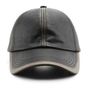 Gorra Snapback de cuero PU bordada en 3D ajustable con cierre de hebilla de metal estilo Punk y Hip Hop sombrero Unisex para adultos al aire libre - Product Image 5