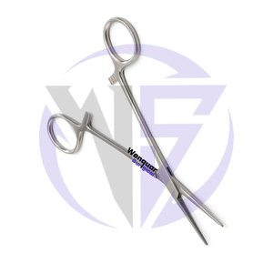 Forceps Crile 14 cm en acier inoxydable chirurgical, instrument médical vétérinaire manuel - Product Image 5