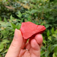 Vente en gros de pierres de jaspe rouge naturelles de haute qualité, forme irrégulière, pour la fabrication de bijoux, la décoration de la maison, objets de collection