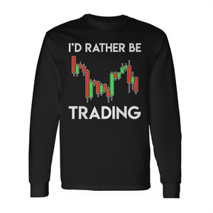 T-shirt à manches longues pour les traders, pour le trading en actions, en contrats à terme et en options - T-shirt promotionnel haut de gamme - Product Image 2