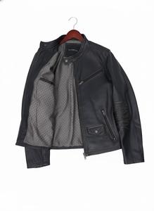 Chaqueta de Cuero de Oveja Genuina para Hombre, Invierno, Transpirable, Ecológica, Color Rib, Tallas Grandes, Cuero Vacuno - Product Image 6