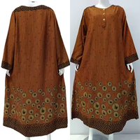 Vestido Abaya de Rayón para Mujer, Estilo Modesto y Sencillo, Largo hasta el Suelo, Sin Mangas, Silueta Asimétrica, de Chrysanta, Producto de Alta Demanda
