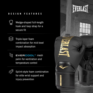 Guantes de boxeo profesionales de alta calidad para hombre con empuñaduras de diseño de logotipo personalizado para entrenamiento - Product Image 2