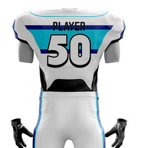 Uniforme de football américain sur mesure pour hommes, cousu, personnalisé, décontracté, anti-rides, respirant - Product Image 5