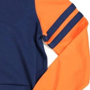 Pull en molleton décontracté brodé personnalisé cardigan pull en molleton à manches décontractées avec rayures pull unisexe d'hiver - Product Image 3