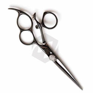 Ciseaux de coiffure professionnels avec lame tranchante et finition polie en acier inoxydable, ciseaux de salon avec design à trois anneaux - Product Image 3