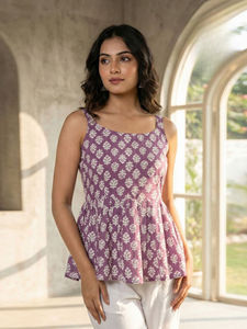 Blusas Cortas Elegantes de Algodón Estampadas para Oficina, Moda Juvenil, Estilo Hip - Product Image 5