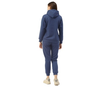 Nuevo estilo, logotipo personalizado, Sudadera con capucha de lana de manga larga de invierno de longitud regular sólida informal para mujer, pantalones apilados para correr - Product Image 4