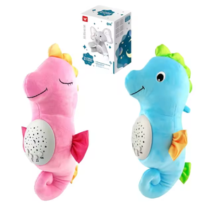 Bebé estrella luz proyección muñeca Musical alta calidad animales <span class=keywords><strong>de</strong></span> peluche ayuda para dormir juguete calmante juguete <span class=keywords><strong>de</strong></span> peluche caballo <span class=keywords><strong>de</strong></span> <span class=keywords><strong>mar</strong></span> - Product Image 1