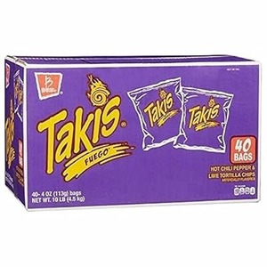 Tortilla roulée Takis Chips - Fuego Hot Chili und Lime & Takis Édition Limitée Blue Heat Pepper - Product Image 3