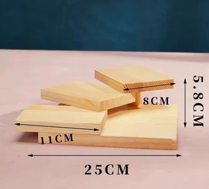 ชั้นไม้ตั้งโชว์ซูชิและบาร์บีคิวแบบอเนกประสงค์ชั้นเสิร์ฟอาหารเป็นชั้นสำหรับบุฟเฟต์ร้านอาหาร - Product Image 5