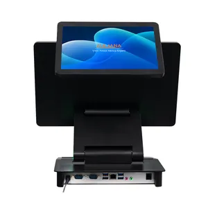 Zuljana Hot Selling 15,6 Zoll Dual Screen Android Point of Sale Zahlungs automat für Restaurants