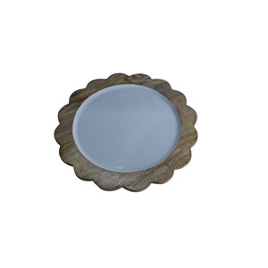 Bandeja de almacenamiento de madera de acacia ecológica de diseño lujoso, plato personalizado para el hogar y el Hotel para servir comida y fiestas, calidad superior - Product Image 3