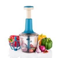 Picadora de carne manual, rebanadora, picadora, 1.5L, 2L, capacidad, ajo, cebolla, cortador de pimienta, Mini Manual, procesador de alimentos, utensilios de cocina, exportaciones