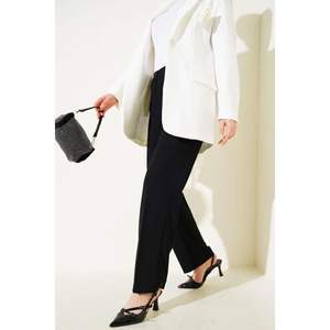 Pantalones informales negros con bolsillo de doble botón Transpirable Hip Hop y estilo cargo Patrón de camuflaje de pierna ancha Cintura media - Product Image 3