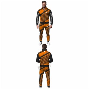 À la mode longue durée hommes survêtements tenue décontracté surdimensionné manches longues tissu Durable utilisé hommes survêtements - Product Image 5